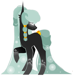 Size: 1765x1837 | Tagged: safe, artist:ryrxian, oc, oc only, earth pony, pony, earth pony oc, glowing, glowing eyes, raised hoof, reference sheet, simple background, smiling, solo, transparent background