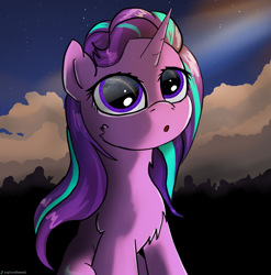 Size: 2458x2484 | Tagged: safe, artist:exploretheweb, starlight glimmer, pony, unicorn, g4, chest fluff, female, high res, solo