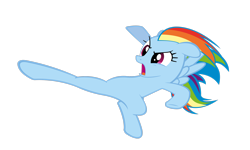 Size: 3162x1897 | Tagged: safe, artist:arvyr, rainbow dash, pegasus, pony, g4, lesson zero, female, mare, open mouth, simple background, solo, transparent background, vector