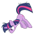 Size: 2449x2449 | Tagged: safe, artist:theaceofspadez, twilight sparkle, pony, unicorn, g4, lesson zero, my little pony: friendship is magic, season 2, female, high res, mare, simple background, solo, transparent background, unicorn twilight, vector