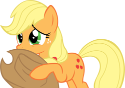 Size: 2324x1650 | Tagged: safe, artist:lcpsycho, applejack, earth pony, pony, g4, season 2, the return of harmony, applejack's hat, cowboy hat, cute, female, hat, jackabetes, mare, simple background, solo, transparent background, vector
