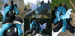 Size: 6241x3000 | Tagged: safe, artist:bastler, queen chrysalis, changeling, g4, female, irl, photo, plushie, solo
