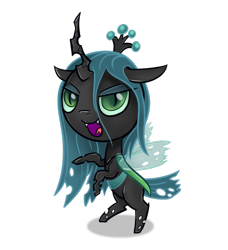 Size: 949x1039 | Tagged: safe, artist:celsian, queen chrysalis, changeling, changeling queen, canterlot wedding 10th anniversary, g4, doodle, female, open mouth, simple background, solo, transparent background