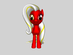 Size: 1200x900 | Tagged: safe, artist:magicalpony2099, oc, oc only, oc:lilly vane, pegasus, pony, 3d, 3d model, 3d pony creator, female, fluttershy recolor, pegasus oc, wings