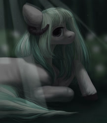 Size: 2600x3000 | Tagged: safe, artist:pessadie, oc, oc only, pony, high res, horns, lying down, prone, solo