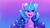 Size: 3840x2160 | Tagged: safe, artist:saphypone, izzy moonbow, pony, unicorn, g5, blushing, chest fluff, cute, female, flower, flower in hair, happy, high res, izzybetes, mare, open mouth, open smile, smiling, solo, stars