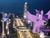 Size: 715x549 | Tagged: safe, edit, twilight sparkle, alicorn, pony, g4, 1000 hours in ms paint, female, giant pony, giantess, highrise ponies, irl, macro, mare, night, north korea, photo, ponies in real life, pyongyang, twilight sparkle (alicorn)