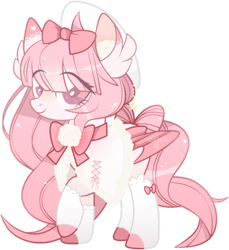Size: 1144x1251 | Tagged: safe, artist:cafne, oc, oc only, pegasus, pony, base used, bow, clothes, colored hooves, colored wings, eyelashes, female, hair bow, hat, mare, pegasus oc, raised hoof, simple background, smiling, socks, solo, transparent background, two toned wings, wings