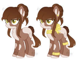 Size: 1280x1000 | Tagged: safe, artist:katelynleeann42, oc, oc:chocolate kiss, earth pony, pony, female, mare, simple background, solo, transparent background