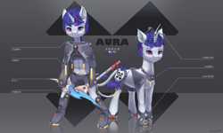 Size: 5000x3000 | Tagged: safe, artist:aurorarhythm, oc, unicorn, anthro, aura ain, bsm, character desi