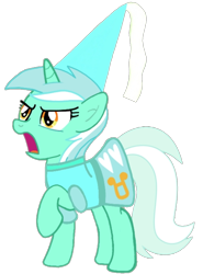 Size: 720x971 | Tagged: safe, artist:darlycatmake, lyra heartstrings, pony, unicorn, g4, angry, clothes, cute, dress, dressup, female, full body, hat, hennin, hooves, horn, lyra is not amused, lyrabetes, mare, open mouth, princess, princess lyra heartstrings, rage, raised hoof, serious, serious face, simple background, solo, standing, tail, transparent background, unamused, wat, what the hay?, wtf