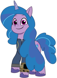 Size: 4023x5497 | Tagged: safe, artist:php170, izzy moonbow, pony, unicorn, fallout equestria, g5, my little pony: tell your tale, absurd resolution, clothes, cute, fallout, female, hooves, izzybetes, jumpsuit, looking at you, mare, pipboy, show accurate, simple background, smiling, smiling at you, solo, standing, tail, transparent background, unshorn fetlocks, vault suit, vector