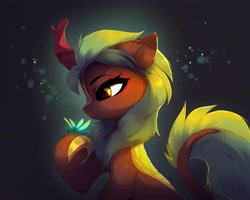 Size: 3810x3048 | Tagged: safe, artist:magnaluna, cinder glow, summer flare, dragonfly, insect, kirin, female, solo