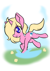 Size: 1668x2388 | Tagged: safe, oc, oc only, oc:winged diamond, pony, unicorn, abstract background, female, mare, solo