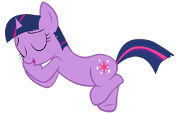Size: 3197x2070 | Tagged: safe, artist:ravenwolf-bases, artist:twilyisbestpone, derpibooru exclusive, twilight sparkle, pony, unicorn, g4, base used, cute, eyes closed, female, high res, lying down, mare, simple background, sleeping, snuggling, solo, transparent background, twiabetes, unicorn twilight, weapons-grade cute