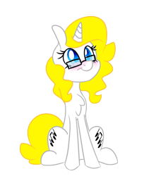 Size: 821x961 | Tagged: safe, artist:songheartva, oc, oc only, oc:songheart, pony, unicorn, female, glasses, mare, simple background, solo, transparent background