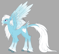 Size: 2706x2478 | Tagged: safe, artist:feather_bloom, oc, oc:feather bloom(fb), oc:feather_bloom, pegasus, pony, colored wings, ear feathers, gradient hooves, gradient wings, high res, hooves, simple background, solo, tail, tail feathers, unshorn fetlocks, wings