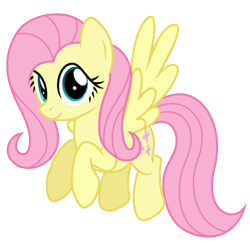 Size: 500x500 | Tagged: safe, artist:ashidaru, fluttershy, pegasus, pony, g4, female, mare, simple background, solo, transparent background, vector