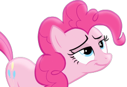 Size: 2556x1746 | Tagged: safe, artist:thomasdafoestudios, edit, edited screencap, screencap, pinkie pie, earth pony, pony, g4, the return of harmony, background removed, cute, diapinkes, frosting daydreams, not a vector, simple background, transparent background