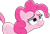 Size: 2556x1746 | Tagged: safe, artist:thomasdafoestudios, edit, edited screencap, screencap, pinkie pie, earth pony, pony, g4, my little pony: friendship is magic, the return of harmony, background removed, cute, diapinkes, frosting daydreams, not a vector, simple background, transparent background