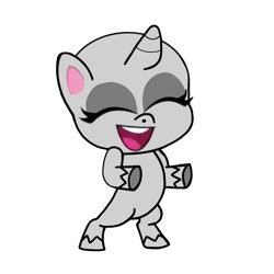 Size: 1280x1280 | Tagged: safe, artist:johnnybro288, edit, pony, unicorn, all that jitters, g4.5, my little pony: pony life, base, bipedal, laughing, simple background, solo, transparent background
