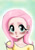 Size: 827x1169 | Tagged: safe, artist:doublewbrothers, fluttershy, human, g4, cute, ear piercing, earring, female, gradient background, humanized, jewelry, looking at you, old art, piercing, shyabetes, smiling, smiling at you, solo