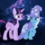 Size: 640x640 | Tagged: safe, artist:fruitypiconsq, trixie, twilight sparkle, alicorn, pony, g4, collage, female, lesbian, ship:twixie, shipping, twilight sparkle (alicorn)