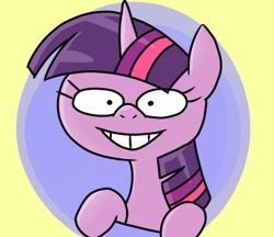 Size: 370x320 | Tagged: safe, artist:batipin, twilight sparkle, pony, g4, gritted teeth, looking at you, solo, teeth