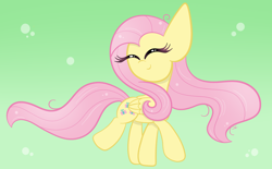 Size: 1454x904 | Tagged: safe, artist:sugarcloud12, fluttershy, pony, g4, eyes closed, solo