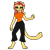 Size: 768x768 | Tagged: safe, artist:thatradhedgehog, sunset shimmer, cat, nekomata, youkai, anthro, digitigrade anthro, equestria girls, g4, base used, bellbottoms, catified, nyanset shimmer, simple background, species swap, transparent background