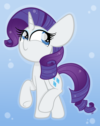 Size: 736x926 | Tagged: safe, artist:sugarcloud12, rarity, pony, g4, chibi, solo