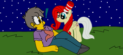 Size: 1113x500 | Tagged: safe, artist:haileykitty69, fluttershy, human, pegasus, elements of insanity, g4, fluttershout, male, seymour skinner, the simpsons