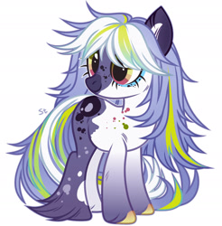 Size: 1915x1944 | Tagged: safe, artist:strangle12, oc, oc only, earth pony, pony, base used, earth pony oc, eyelashes, female, hoof fluff, mare, simple background, smiling, solo, white background