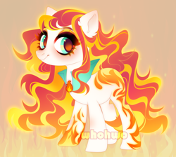 Size: 3716x3325 | Tagged: safe, artist:whohwo, oc, oc only, earth pony, pony, ear fluff, earth pony oc, eyelashes, female, high res, hoof shoes, makeup, mare, smiling, solo, tattoo