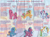 Size: 640x479 | Tagged: safe, beachberry, bowtie (g3), coconut cream (g3), kiwi tart, ribbon wishes (g3), seaspray (g3), g3, official, backcard, butterfly island, dazzle bright ponies, description, french, insert, international, irl, merchandise, photo, spanish