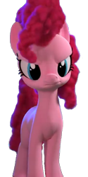 Size: 414x828 | Tagged: safe, pinkie pie, earth pony, pony, g4, hello pinkie pie, 3d, background removed, cgi, female, mare, simple background, solo, transparent background