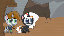 Size: 3840x2160 | Tagged: safe, artist:pearmare animation, oc, oc only, oc:blackjack, oc:littlepip, oc:velvet remedy, pony, unicorn, fallout equestria, fallout equestria: project horizons, g4, g4.5, my little pony: pony life, 4k, alcohol, angry, animated, bean mouth, blush sticker, blushing, cartoon, dead, decapitated, drinking, fanfic art, female, funny, g4 to g4.5, generation leap, head on a pike, high res, humor, mare, mint-als, parody, pony life accurate, potion, savage, severed head, show accurate, skyrim, sound, the elder scrolls, video, video at source, wasteland, webm, x eyes, youtube link