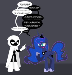 Size: 3076x3225 | Tagged: safe, artist:sonic-chaos, princess luna, alicorn, crossover, duo, marvel, moon knight