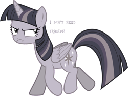 Size: 4096x3095 | Tagged: safe, artist:twilirity, artist:wardex101, edit, twilight sparkle, alicorn, pony, g4, season 6, to where and back again, angry, discorded, discorded twilight, disguise, disguised changeling, fake twilight, female, frown, high res, mare, multicolored hair, multicolored mane, multicolored tail, simple background, solo, tail, transparent background, trotting, twilight sparkle (alicorn), twilight tragedy, vector