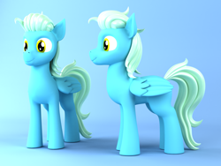 Size: 2000x1500 | Tagged: safe, artist:argos90, oc, oc:sea glow, pegasus, pony, 3d, 3d model, commission, male, pegasus oc, reference sheet, stallion, ych result