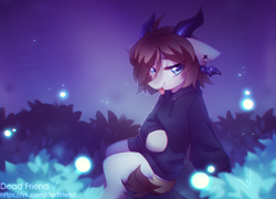 Size: 4252x3064 | Tagged: safe, artist:dedfriend, oc, oc only, pony, clothes, hoodie, night, solo, tongue out