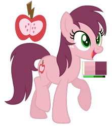 Size: 1000x1130 | Tagged: safe, artist:monochrome-sunsets, oc, earth pony, pony, g4, female, magical gay spawn, mare, offspring, parent:big macintosh, parent:soarin', parents:soarmac, simple background, solo, transparent background