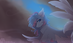 Size: 5000x2920 | Tagged: safe, artist:dedfriend, oc, oc only, pegasus, pony, solo