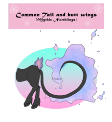 Size: 2346x2556 | Tagged: safe, artist:niniibear, oc, oc only, pony, butt wings, high res, simple background, solo, tail, transparent background, wings