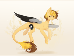 Size: 3380x2544 | Tagged: safe, artist:dedfriend, oc, oc only, pegasus, pony, high res, solo