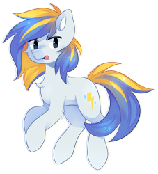 Size: 1280x1409 | Tagged: safe, artist:tater, oc, earth pony, pony, canon x oc, looking at you, male, open mouth, simple background, solo, stallion, transparent background