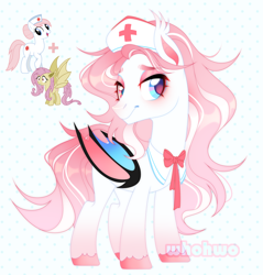 Size: 2206x2304 | Tagged: safe, artist:whohwo, fluttershy, nurse redheart, oc, bat pony, pony, g4, base used, bat ponified, bat wings, ear fluff, eyelashes, femboy, flutterbat, fusion, high res, makeup, male, race swap, simple background, stallion, unshorn fetlocks, white background, wings