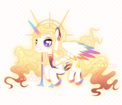 Size: 1895x1628 | Tagged: safe, artist:whohwo, oc, oc only, alicorn, pony, alicorn oc, base used, eyelashes, hoof polish, horn, makeup, male, solo, stallion, wings