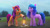 Size: 1920x1080 | Tagged: safe, screencap, izzy moonbow, sunny starscout, earth pony, pony, unicorn, g5, make your mark, my little pony: make your mark, spoiler:g5, spoiler:my little pony: make your mark, duo, female, hooves, hope lantern, horn, lantern, mane stripe sunny, mare, multicolored mane