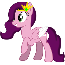 Size: 8000x8000 | Tagged: safe, artist:laszlvfx, artist:yulianapie26, pipp petals, pegasus, pony, g4, g5, absurd resolution, base used, female, g5 to g4, generation leap, hair over one eye, mare, simple background, solo, transparent background